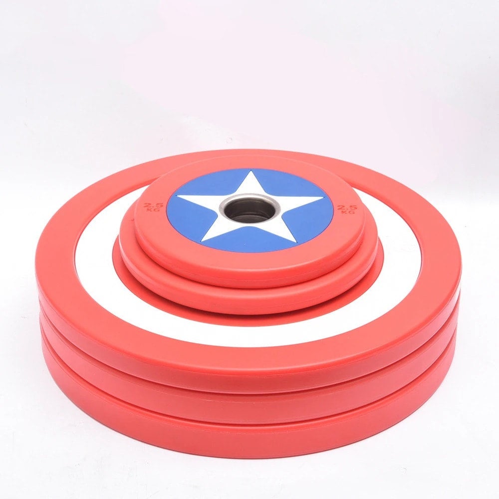 Captain America Bumper Plates