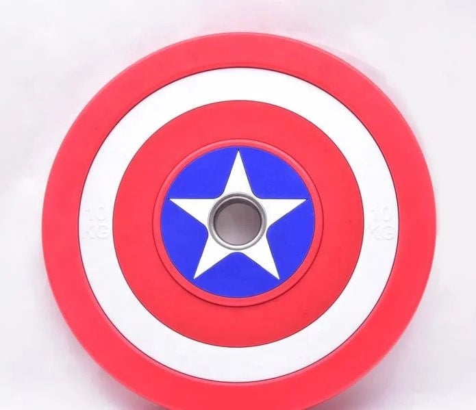 Captain America Bumper Plates